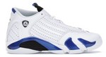 Jordan 14 Retro White Hyper Royal (GS)