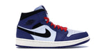 Jordan 1 Mid Deep Royal Blue Black