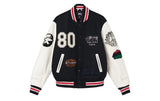 Stussy x Denim Tears X Our Legacy TTL Varsity Jacket Black/White